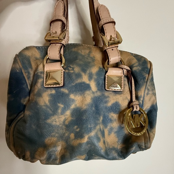 Michael Kors blue tie-dye shoulder bag - Picture 1 of 7